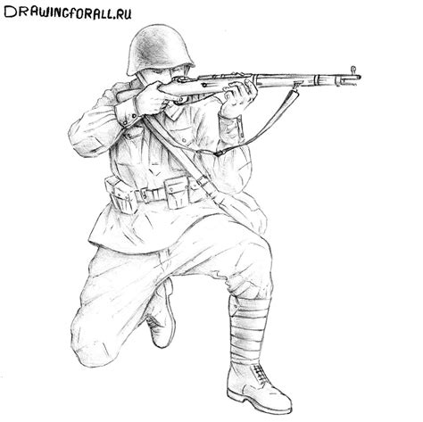 как нарисовать солдата Army Drawing Soldier Drawing Warrior Drawing