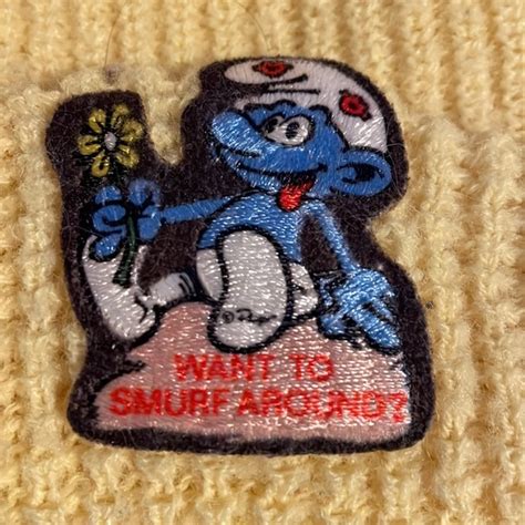 Other Vintage 198s Smurf Beanie Poshmark