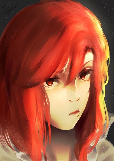 Artstation Redhead Practice