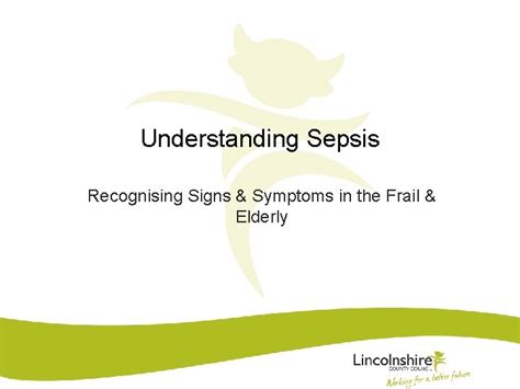 Understanding Sepsis Recognising Signs Symptoms In The Frail