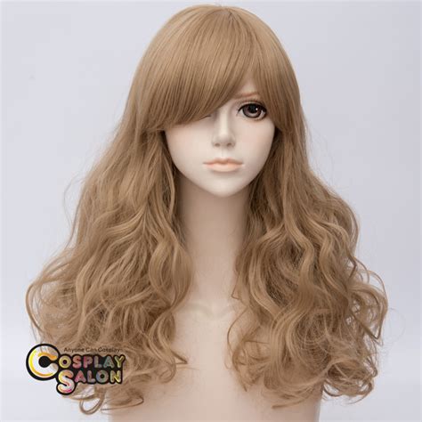 Harajuku Lolita Sweet 53cm Long Curly Daily Brown Fluffy Heat Resistant
