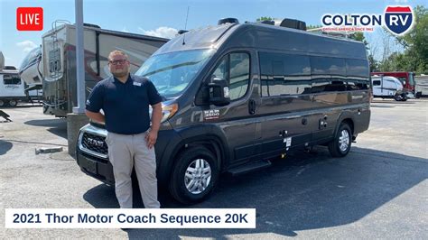 2021 Thor Motor Coach Sequence 20k Class B Motorhome Walkthrough Review And Test Drive Youtube