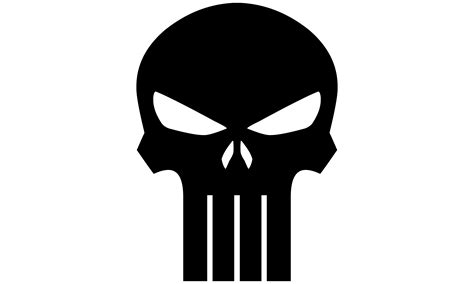 Punisher Skull Svg Png Ai And Dxf Files Plice Blue Th