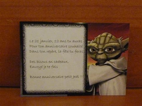 Carte D Anniversaire Star Wars Gratuite Imprimer Jedi Ton Anniversaire Tu F Teras Diy Star