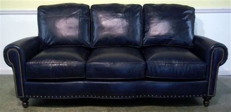 Dark Blue Leather Sofa Home Furniture Design Navy Blue Leather Sofa