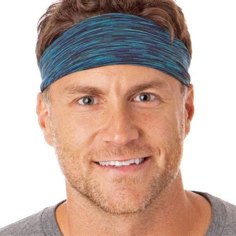 Xflex Space Dye Adjustable And Stretchy Wide Basketball Headbands For Men
