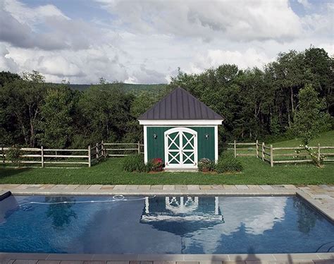 Pool Storage Shed Crisp Architects Beautiful Homes House Styles