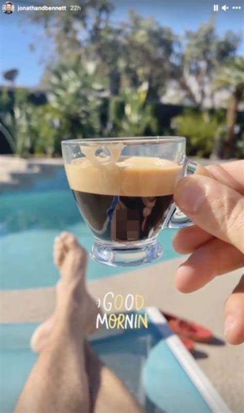 Mean Girls Star Jonathan Bennett Appears To Post Photo Of Huge Penis In Coffee Cup Reflection