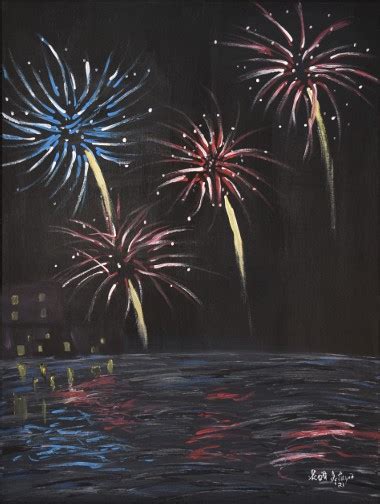Fireworks Over The Water Drive On Studio