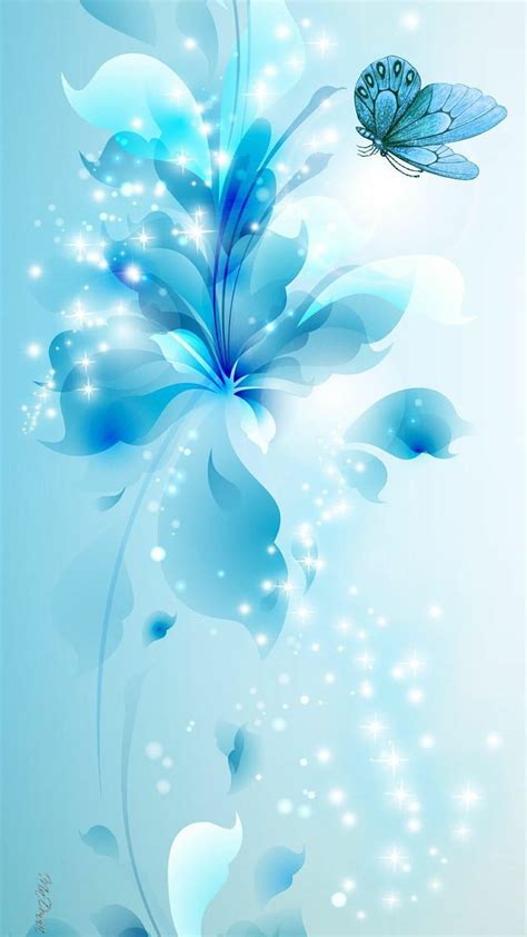 Background Flower And Butterfly For Free Myweb