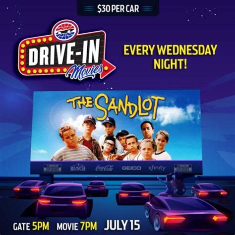 Charlotte motor speedway, concord, nc. New Speedway Drive-In Movies Coming Wednesday Nights in ...