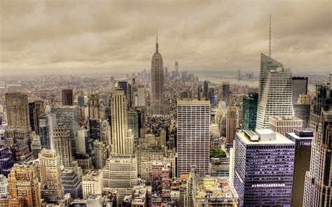 Tapety 1920x1200 Px Panoráma Města Empire State Building New York