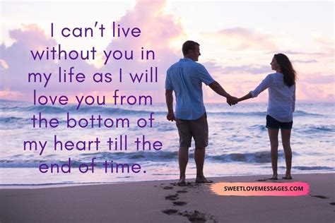 I Cant Live My Life Without You Quotes Sweet Love Messages