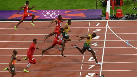 With time having also caught up with 2004 gold medallist justin gatlin trayvon bromell won the men's 100m in 9.98 seconds at british grand prix diamond league event in gateshead this month. The Physics of Usain Bolt's World Record 100-meter Dash