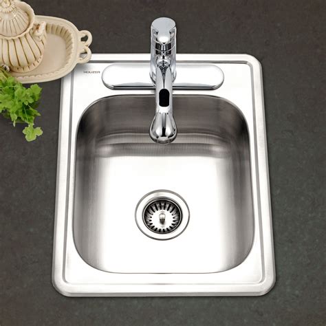 Discover wholesale of kitchen sinks with different sizes and models for all cabinets. Houzer Hospitality 22" x 17" Topmount 22 Gauge Large Bar ...