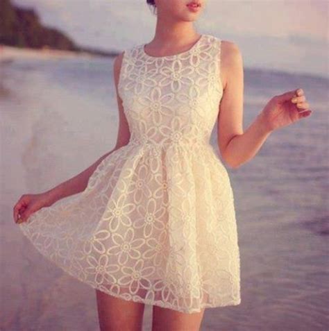 Pretty White Lace Summer Dress Pictures Photos And Images For