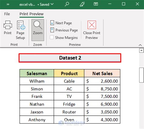 Excel Vba To Display Print Preview For Multiple Sheets Exceldemy