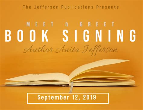Copy Of Book Signing Postermywall