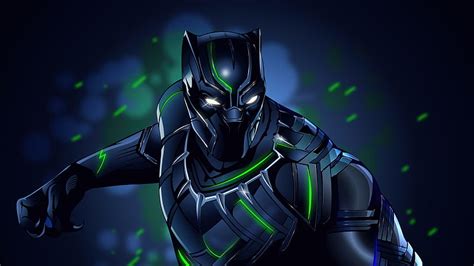 8k Free Download Black Panther Illustration Black Panther