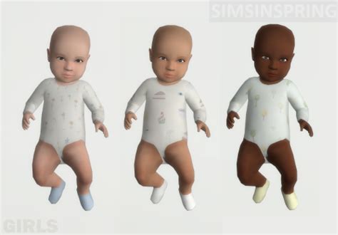 Скинтон для новорожденных Bebé Nature Skin от Simsinspring Скинтоны
