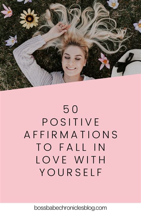 Positive Self Love Affirmations In Affirmations Positive