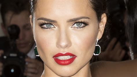 Adriana Lima Channels Rihanna By Showing Off Her Baby Bump