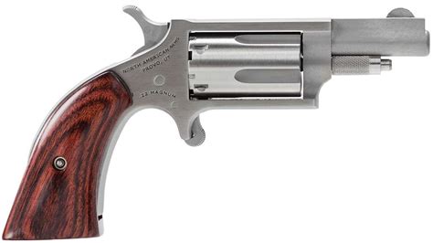 Naa 22mgbg Mini Revolver 22 Mag 5rd 163 Stainless Steel Wood Boot