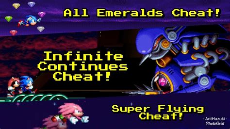 Sonic Mania Plus New Cheats Found All Emeralds Infinite Continues