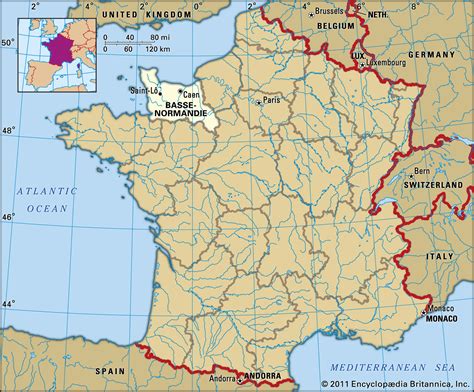 Basse Normandie History Culture Geography And Map Britannica