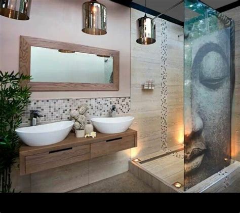 La salle de bain exotique zen offre une ambiance fraîche, parfaite pour un bon moment de détente. Déco salle de bain zen - Archzine.fr
