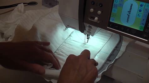 How To Embroider On A Pillow Case Machine Embroidery Geek