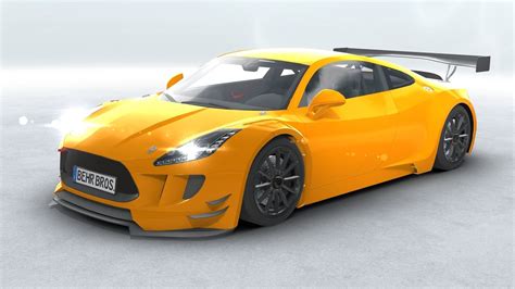 3d Model Generic Sports Car Gt3 Realtime Vr Ar Low Poly Cgtrader