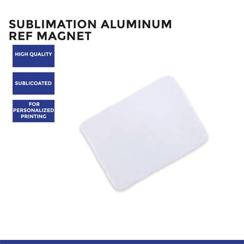 Sublimation Aluminum Ref Magnet Blank Fridge Magnet Diy Print Magnet