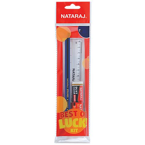 Buy Nataraj Best Of Luck Stationery Kit Easy To Use Non Toxic Online