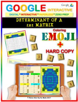 Make sure to remember the rules on how to subtract integers. EMOJI - Determinant of a 2x2 Matrix (Google Interactive ...