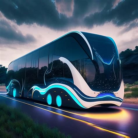 Futuristic Sci Fi Bus With Ai By Pickgameru On Deviantart