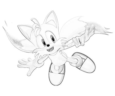 M Sonic Tails Flying Coloring Pages Coloring Pages