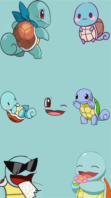 Squirtle Wallpaper Blue Aesthetic Character Wallpaper