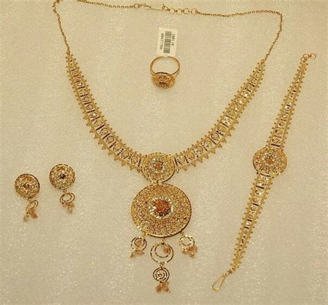 Jewellery Designs And Collections From Saudi Arabia Gold Necklace Set 22k Gold Necklace Jewelry
