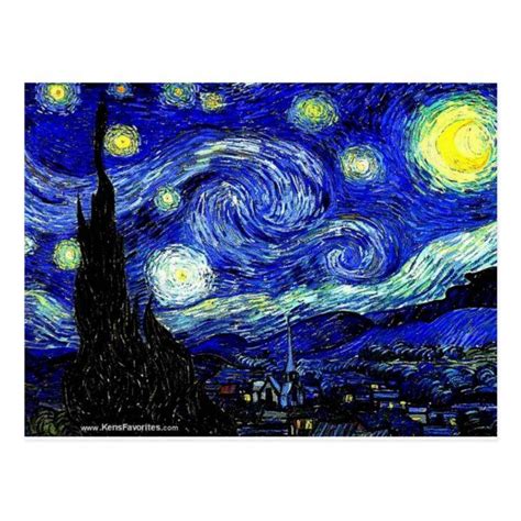 The Starry Night Painting Is Shown In This Image