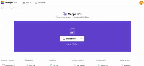 I Love Pdf Merge Tool Combine Pdfs Online Smallpdf