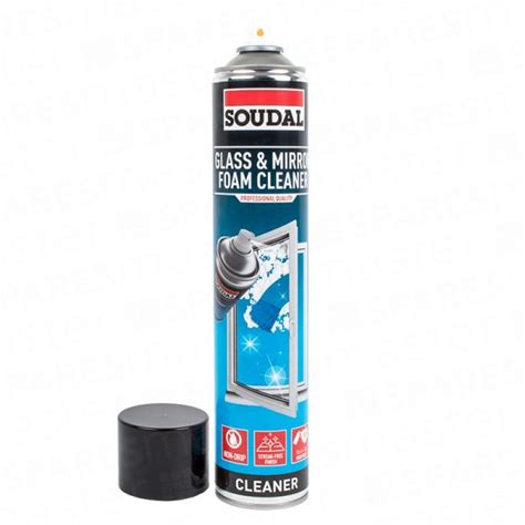 Soudal Glass And Mirror Aerosol Spray Cleaner 750ml Sparesmaster