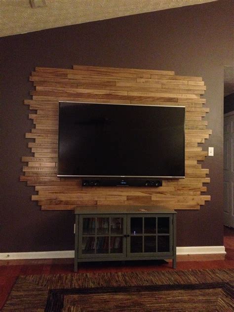 Wood Tv Wall My Creations Pinterest Tv Walls Tvs And Woods