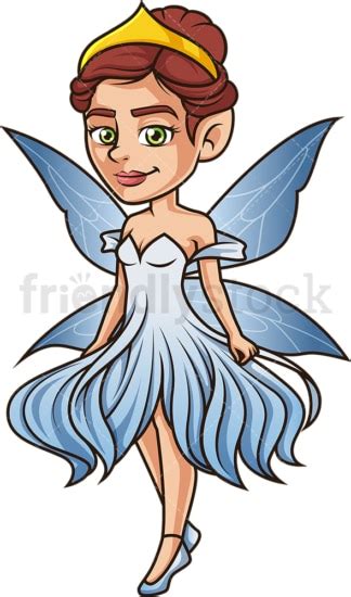 Fairy Queen Cartoon Clipart Vector Friendlystock