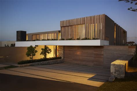 Wooden Facade Modern House Design By Saota Featured On