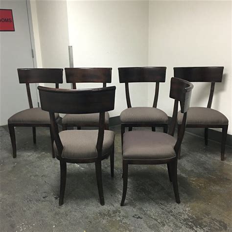 Baker Furniture Transitional Dining Chairs S6 Chairish