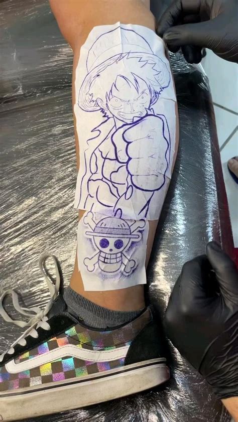 Monkey D Luffy Tattoo Idea In 2024 Luffy One Piece Tattoos Monkey D