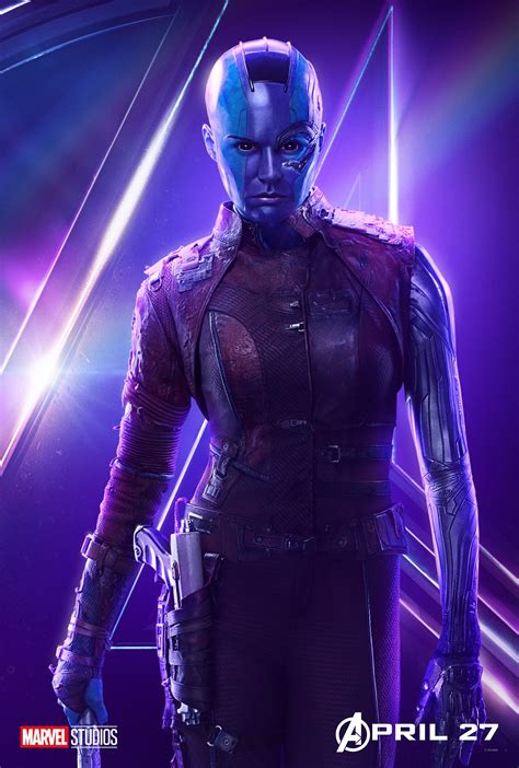 Image Avengers Infinity War Nebula Poster Marvel Cinematic