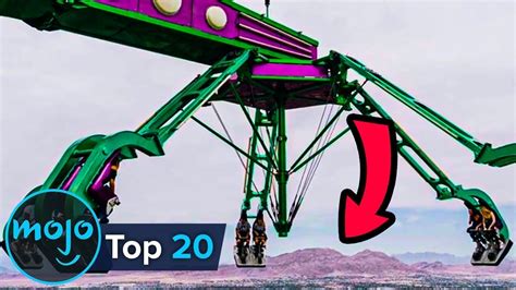 Top 20 Scariest Amusement Park Rides Youtube