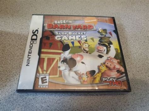 Back At The Barnyard Slop Bucket Games Nintendo Ds 2008 For Sale